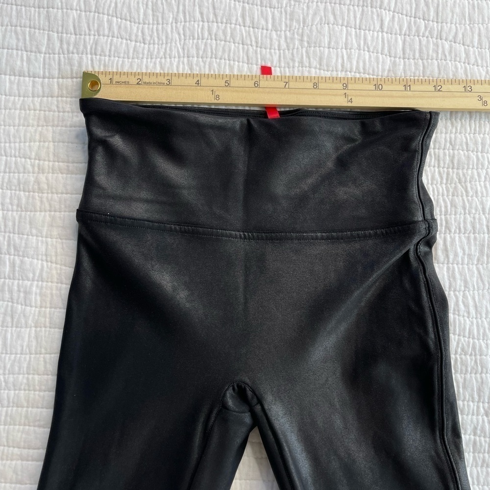 Spanx Faux Leather Leggings Black Size S #0294 - Picture 6 of 16